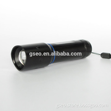 hot sale LED ZOOM flashlight cree led power style flashlight